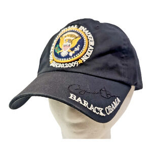 Barack Obama Historic 56th Presidental Inauguration Embroidered Signature Hat